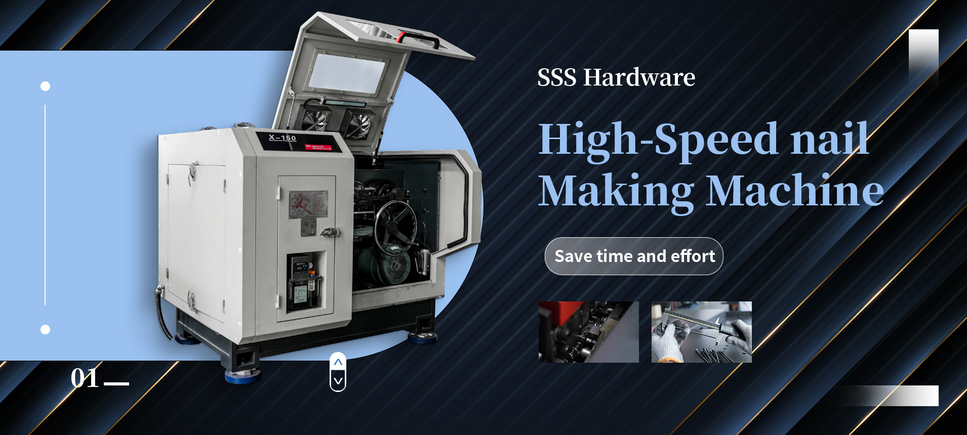 High Speed Nail Making Machine