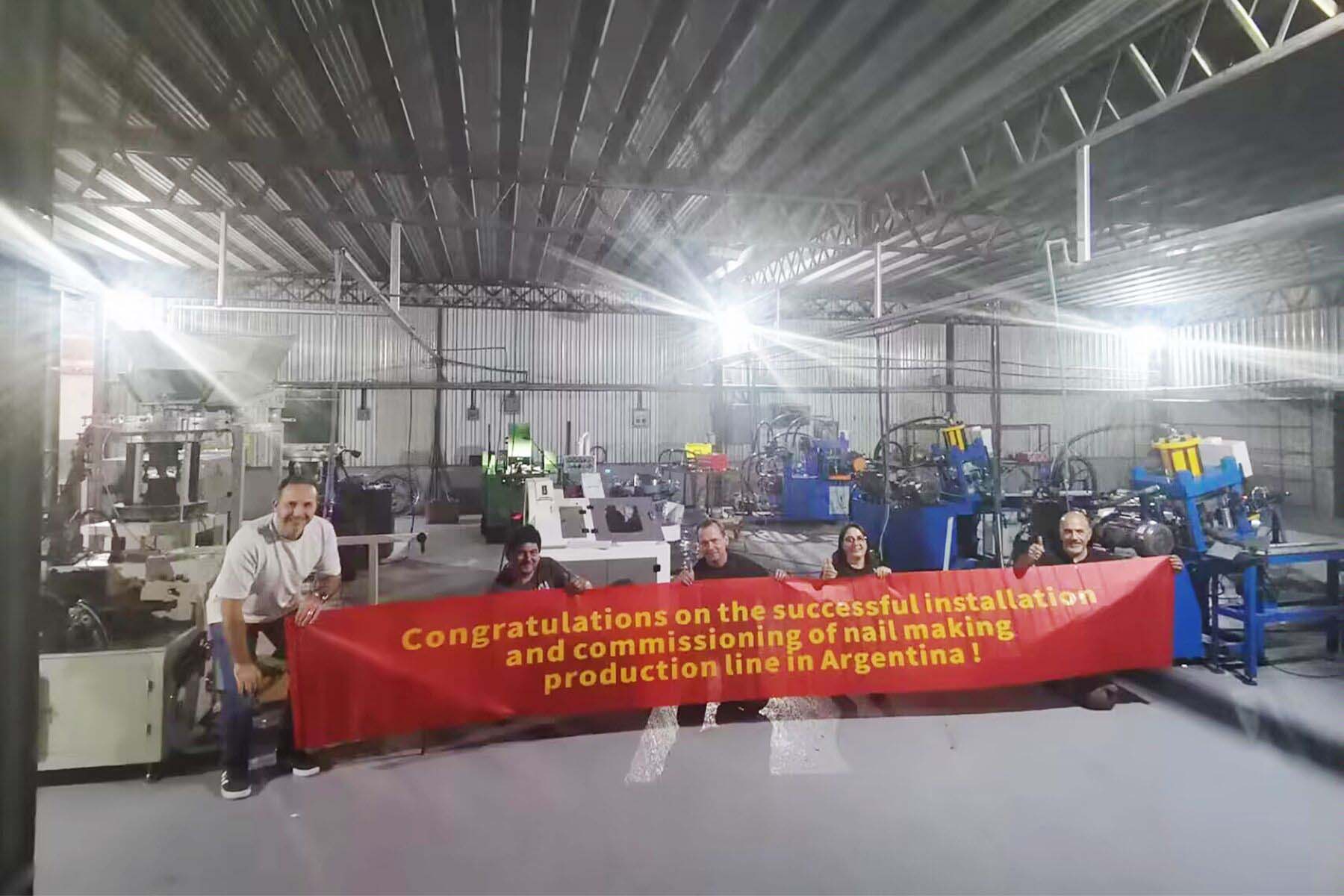 Congratulation on the Successful Installation in Argentina
